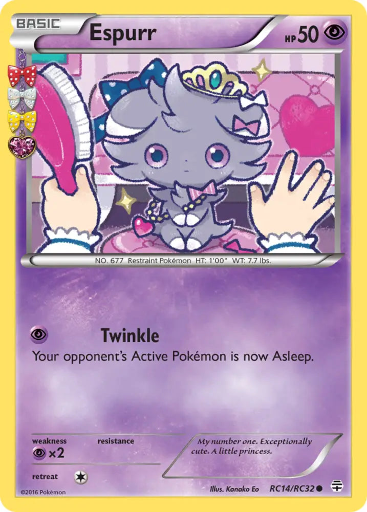 Espurr (RC14/RC32) [XY: Generations] - Pokemon Single