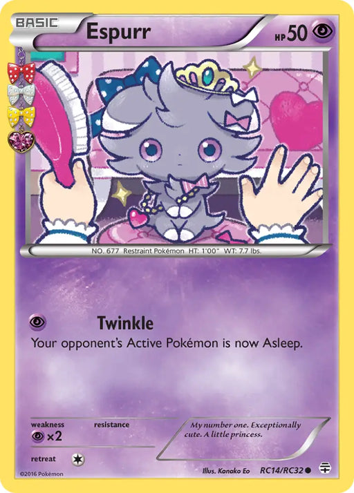 Espurr (RC14/RC32) [XY: Generations] - Pokemon Single