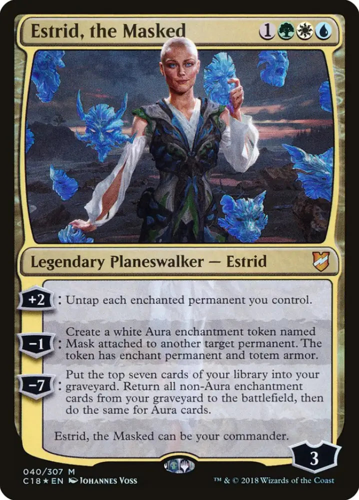 Estrid the Masked [Commander 2018] - MTG Single