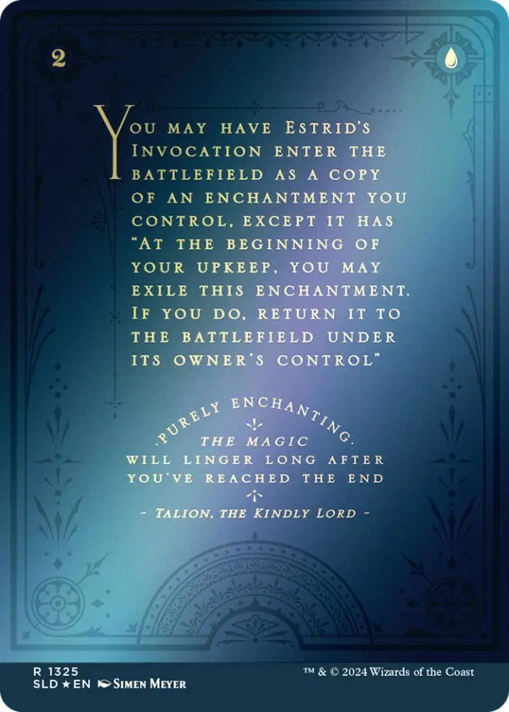 Estrid’s Invocation [Secret Lair Drop Series] - MTG Single