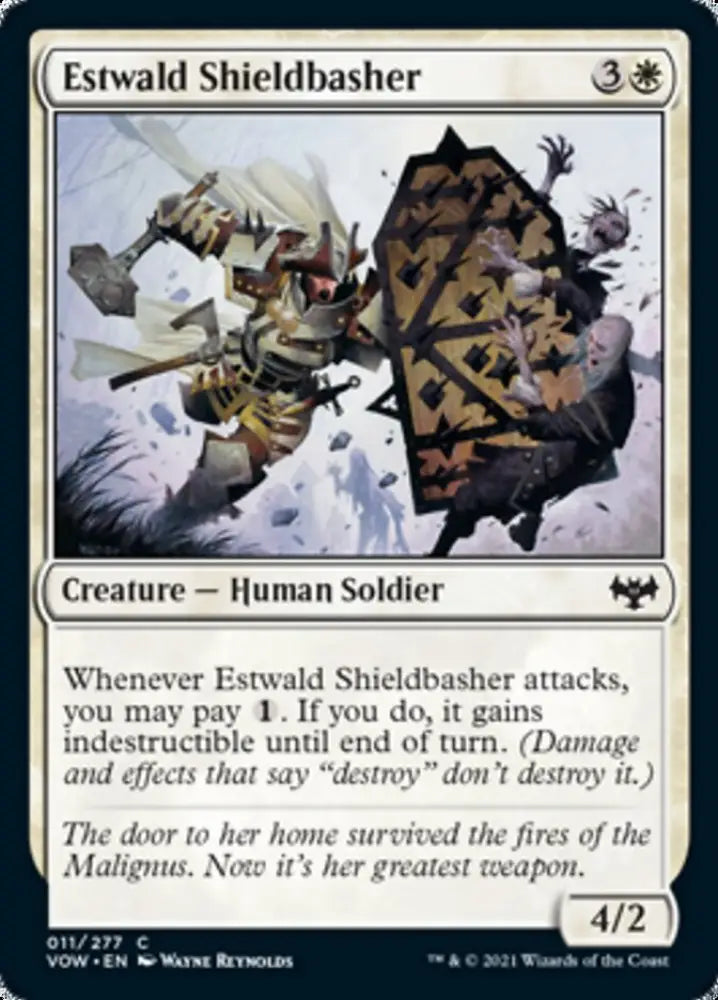 Estwald Shieldbasher [Innistrad: Crimson Vow] - MTG Single