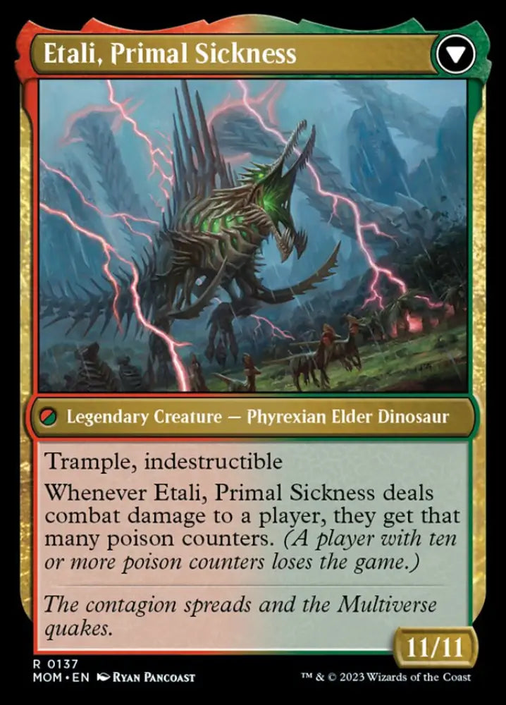 Etali Primal Conqueror // Etali Primal Sickness [March of the Machine] - MTG Single