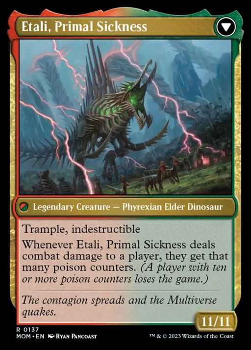 Etali Primal Conqueror // Etali Primal Sickness [March of the Machine] - MTG Single