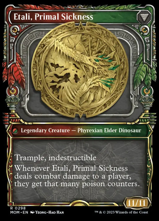 Etali Primal Conqueror // Etali Primal Sickness (Showcase Planar Booster Fun) [March of the Machine] - MTG Single