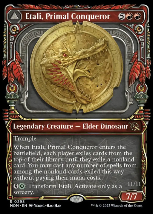 Etali Primal Conqueror // Etali Primal Sickness (Showcase Planar Booster Fun) [March of the Machine] - MTG Single