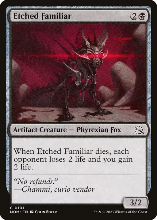 Etched Familiar [March of the Machine] - MTG Single