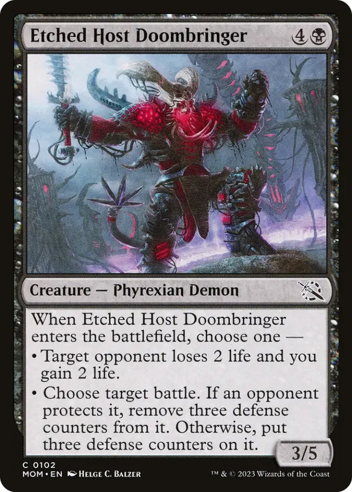 Etched Host Doombringer [March of the Machine] - MTG Single