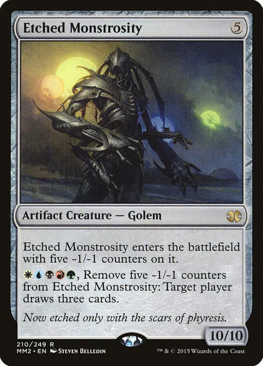 Etched Monstrosity [Modern Masters 2015] - MTG Single