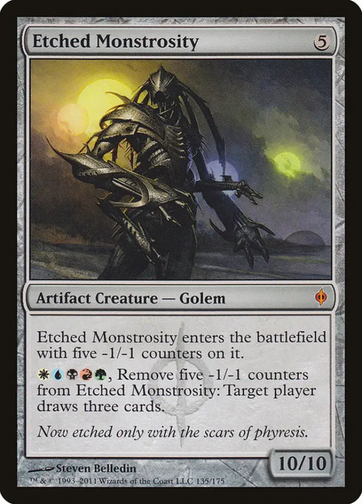 Etched Monstrosity [New Phyrexia] - MTG Single