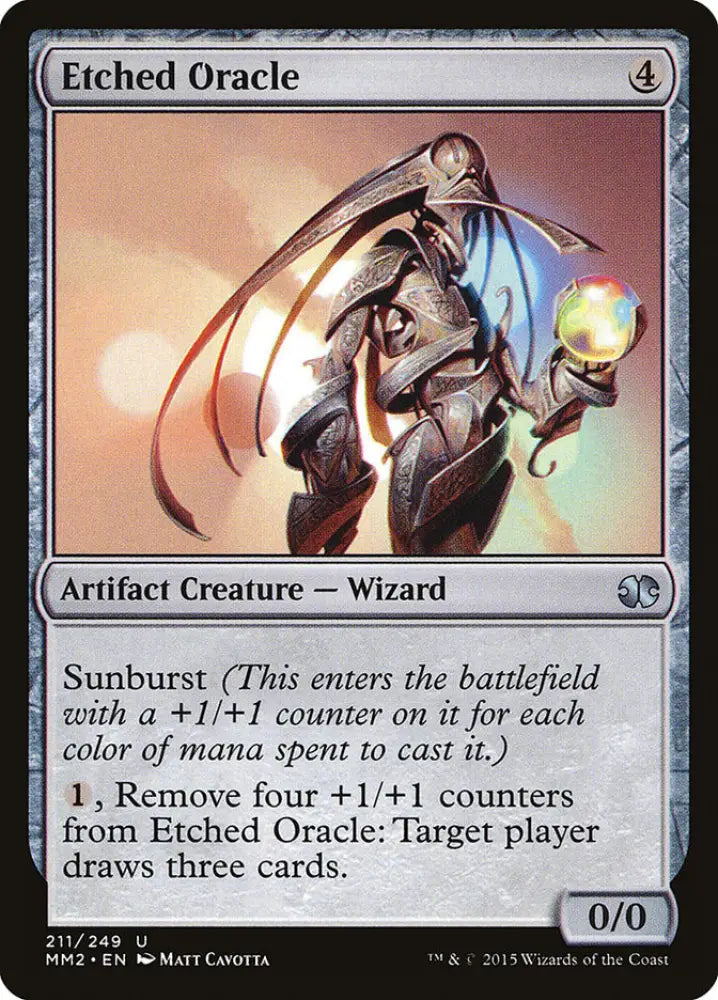 Etched Oracle [Modern Masters 2015] - MTG Single