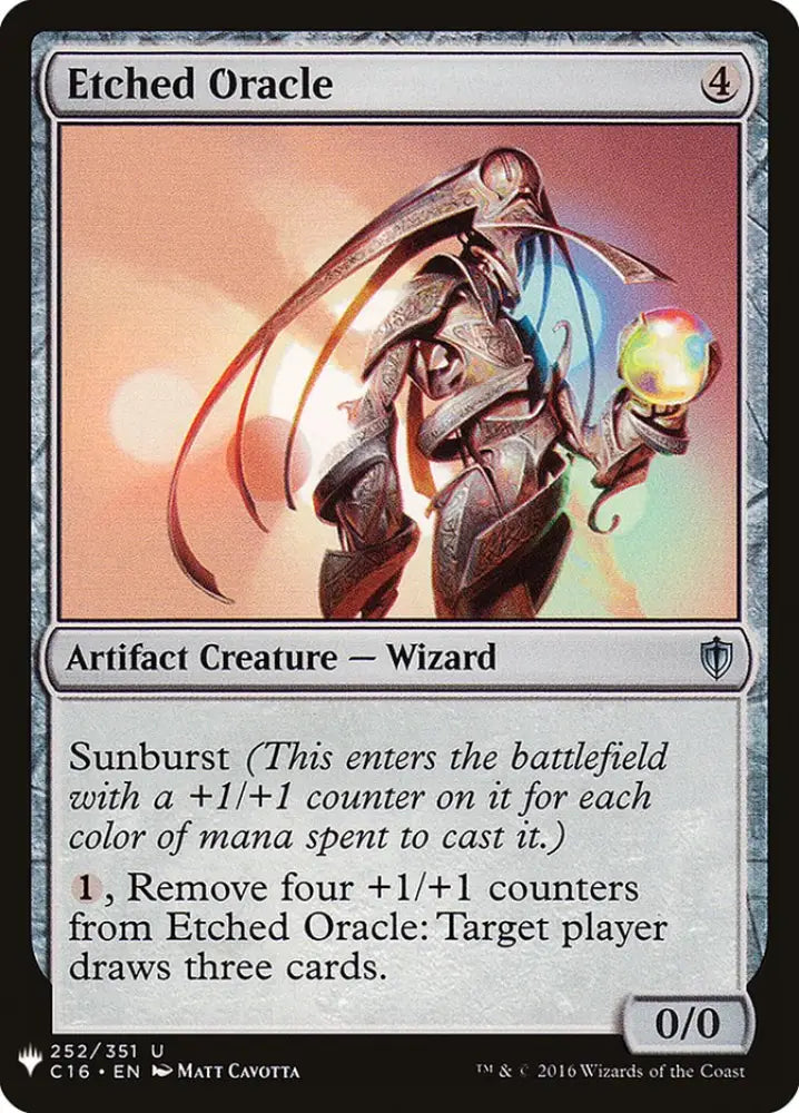 Etched Oracle [Mystery Booster] - MTG Single