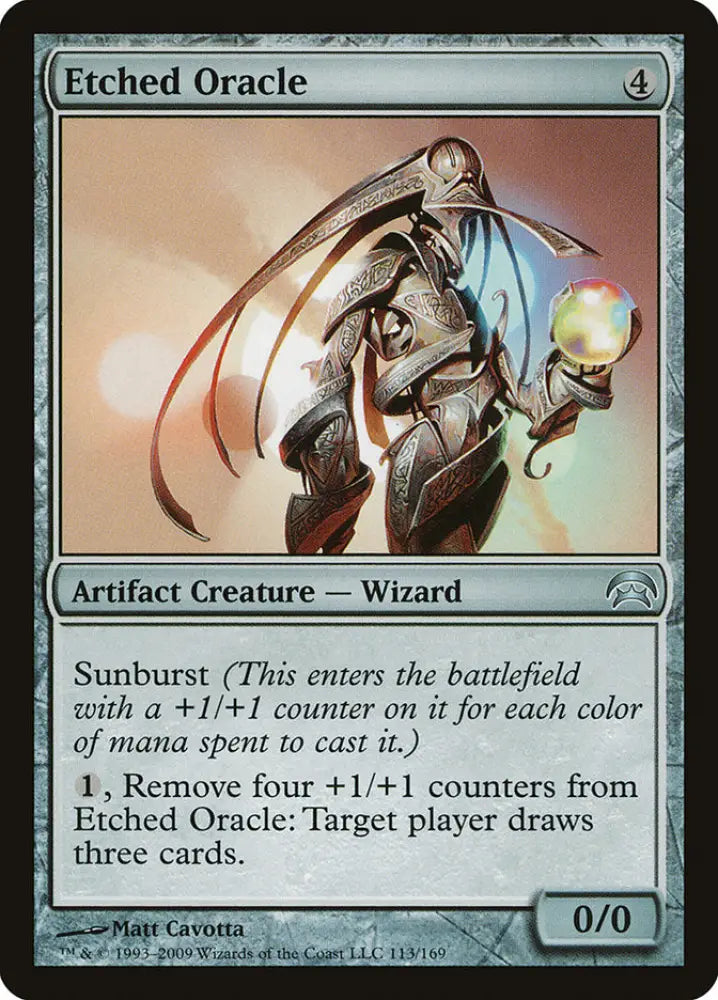 Etched Oracle [Planechase] - MTG Single