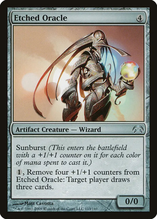 Etched Oracle [Planechase] - MTG Single