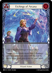 Etchings of Arcana (Blue) [Rosetta] (Oscilio Blitz Deck) - Flesh And Blood Single