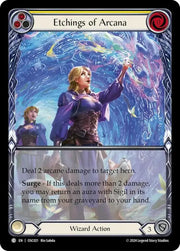 Etchings of Arcana (Yellow) [Rosetta] (Oscilio Blitz Deck) - Flesh And Blood Single