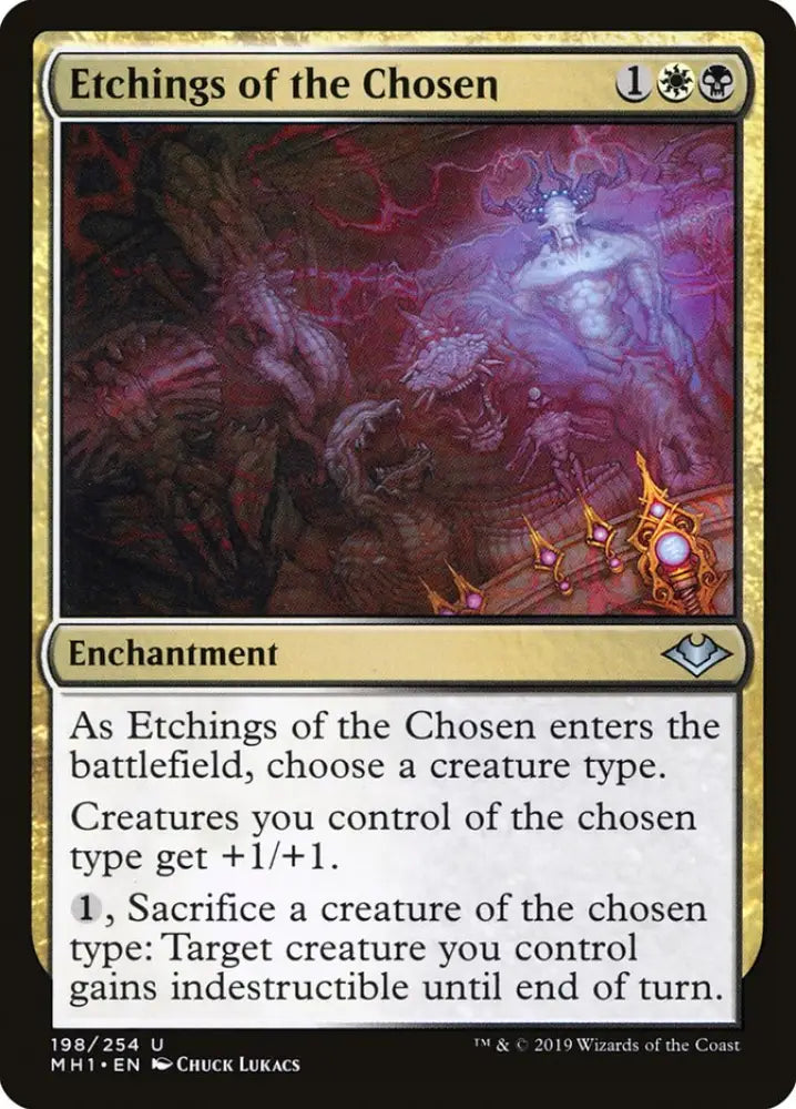 Etchings of the Chosen [Modern Horizons] - MTG Single