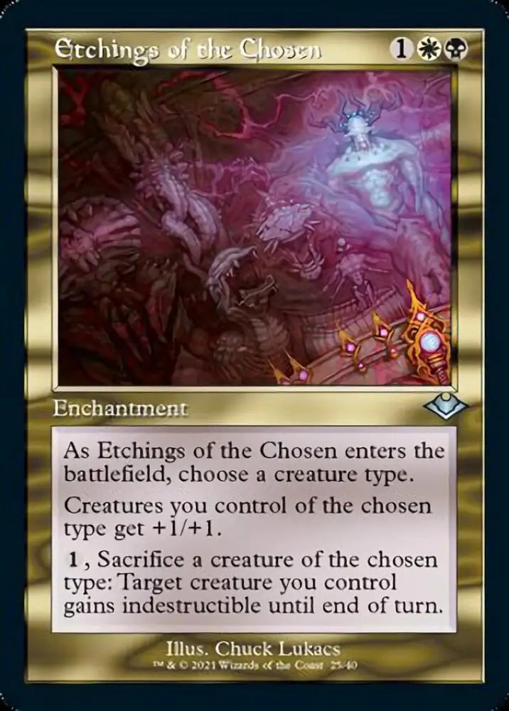 Etchings of the Chosen (Retro) [Modern Horizons] - MTG Single
