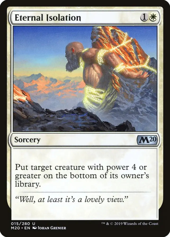 Eternal Isolation [Core Set 2020] - MTG Single