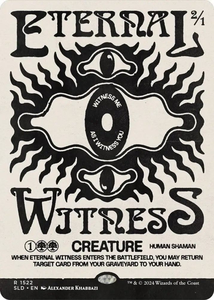 Eternal Witness (1522) [Secret Lair Drop Series] - MTG Single