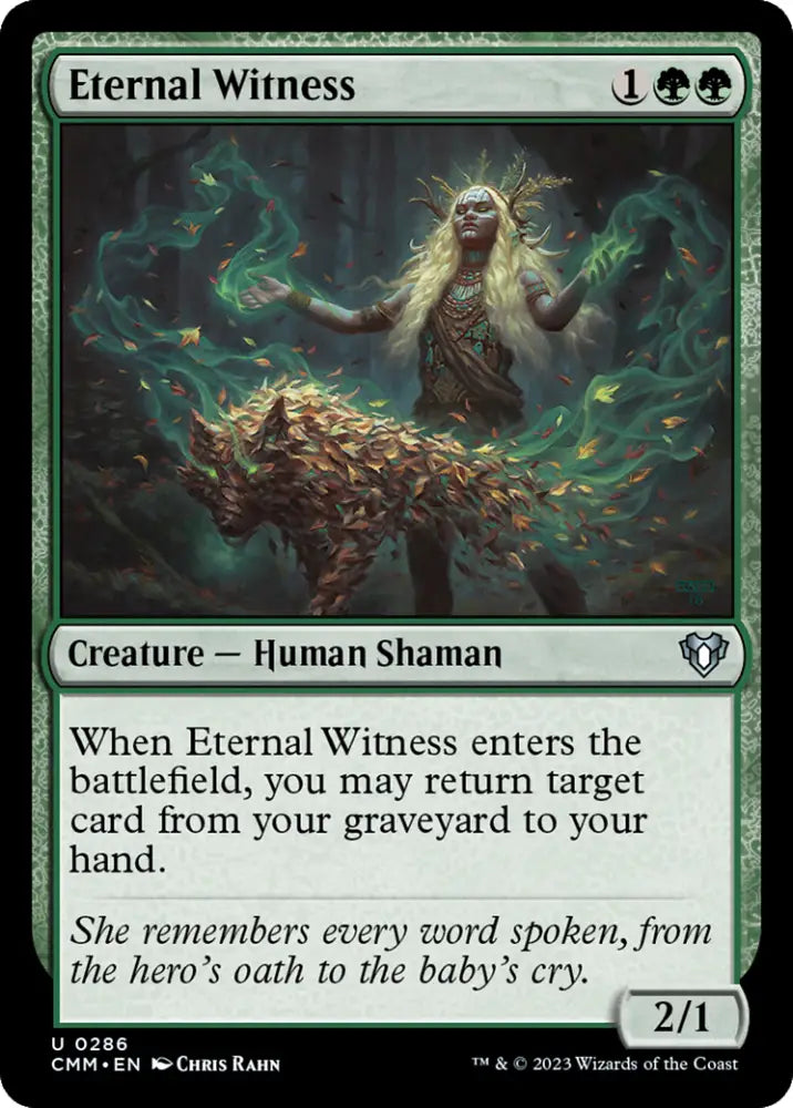Eternal Witness [Commander Masters] - MTG Single