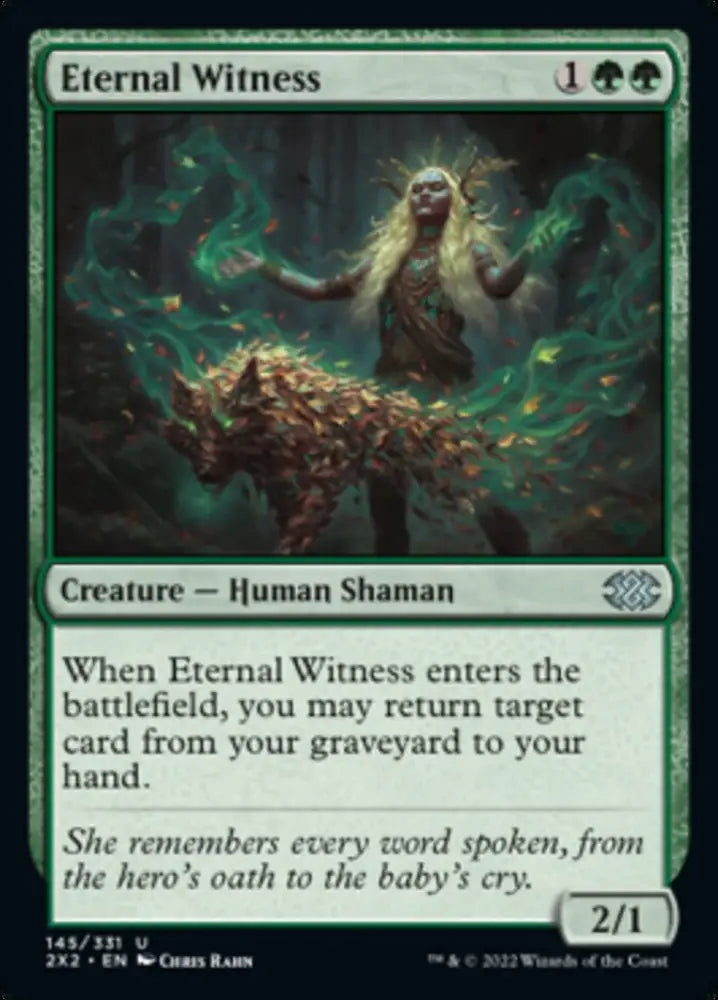 Eternal Witness [Double Masters 2022] - MTG Single