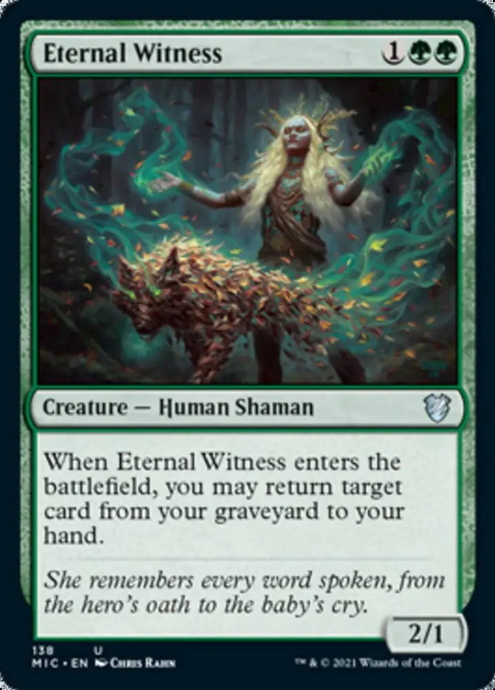 Eternal Witness [Innistrad: Midnight Hunt Commander] - MTG Single