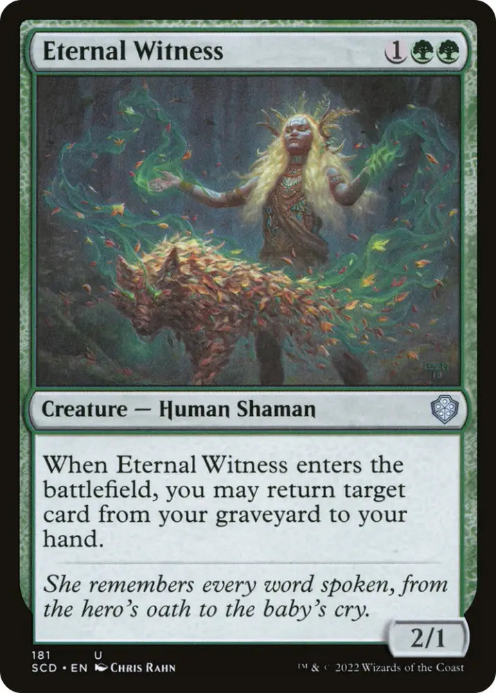 Eternal Witness [Starter Commander Decks] - MTG Single