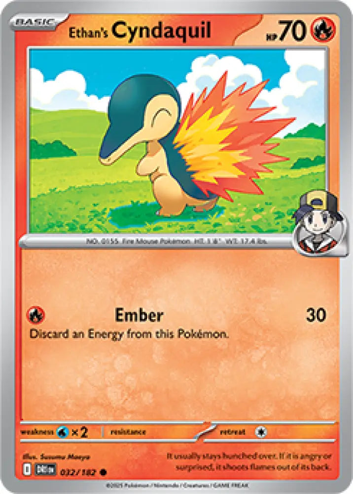 Ethan’s Cyndaquil - 032/182 [SV10: Destined Rivals] - Pokemon Single