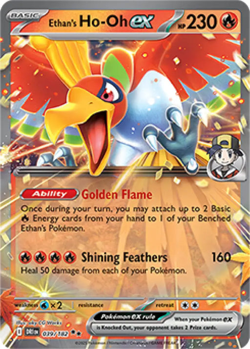 Ethan’s Ho-Oh ex (039/182) [SV10: Destined Rivals] - Pokemon Single