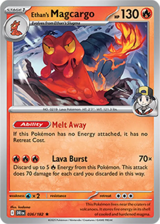Ethan’s Magcargo - 36/182 [SV10: Destined Rivals] - Pokemon Single