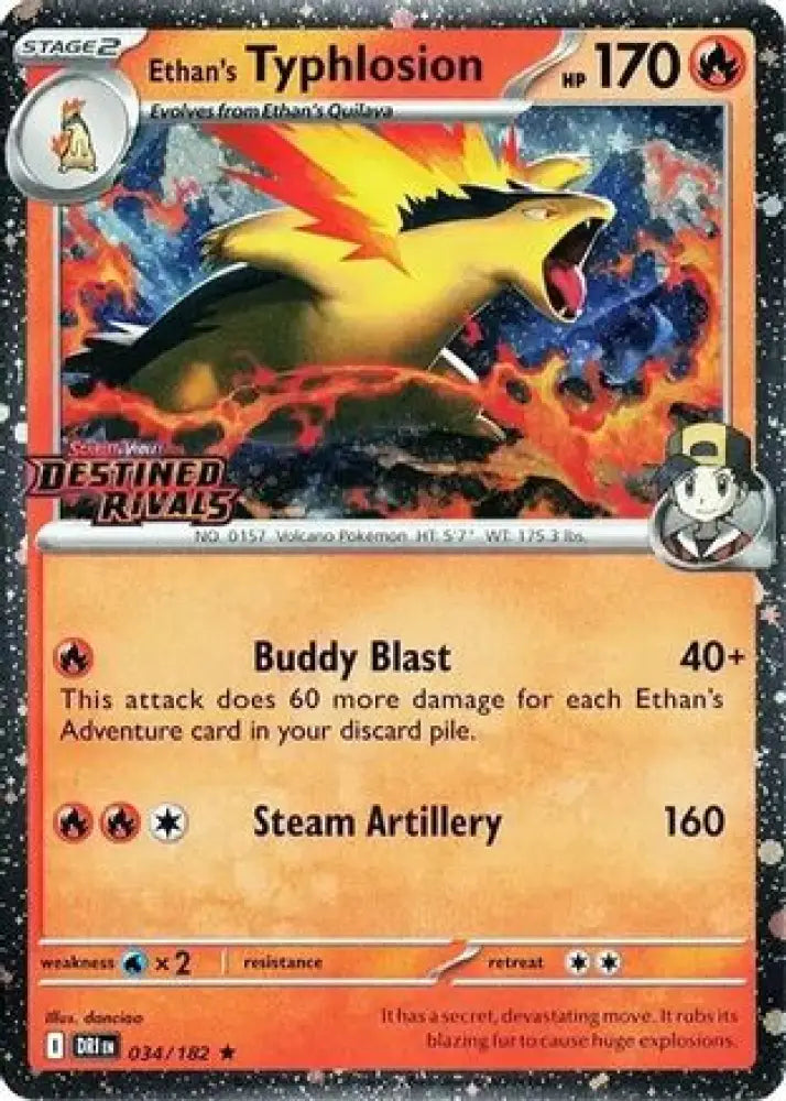 Ethan’s Typhlosion - 034/182 [SV10: Destined Rivals] - Pokemon Single