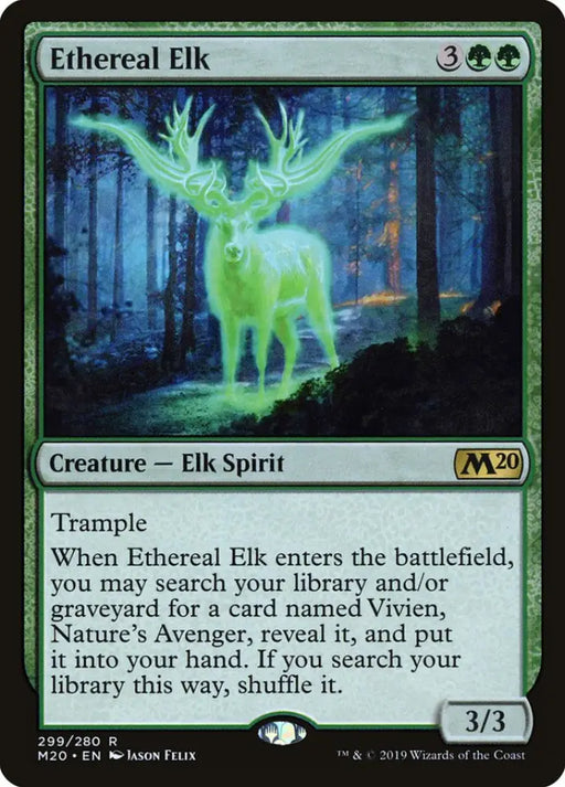 Ethereal Elk [Core Set 2020] - MTG Single