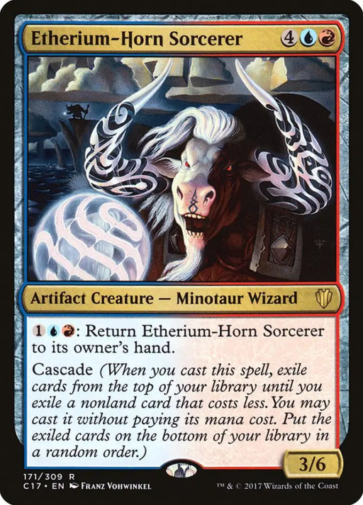 Etherium-Horn Sorcerer [Commander 2017] - MTG Single