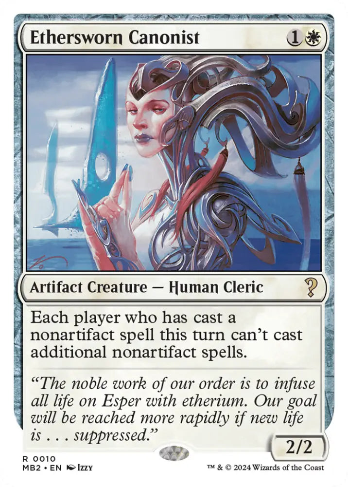 Ethersworn Canonist (White Border) [Mystery Booster 2] - MTG Single