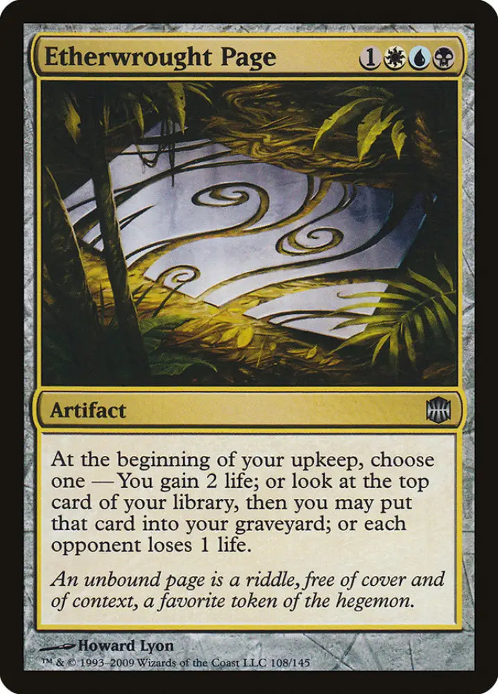 Etherwrought Page [Alara Reborn] - MTG Single