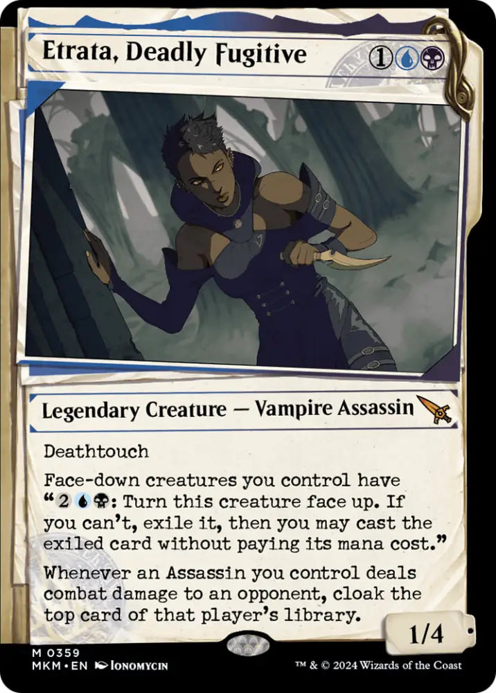 Etrata Deadly Fugitive (Showcase) [Murders at Karlov Manor] - MTG Single