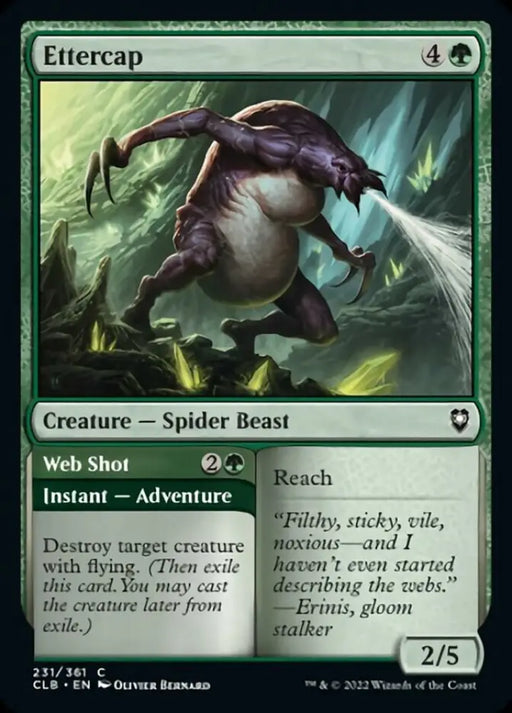 Ettercap // Web Shot [Commander Legends: Battle for Baldur’s Gate] - MTG Single