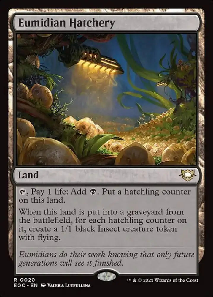 Eumidian Hatchery (20) [Edge of Eternities Commander]
