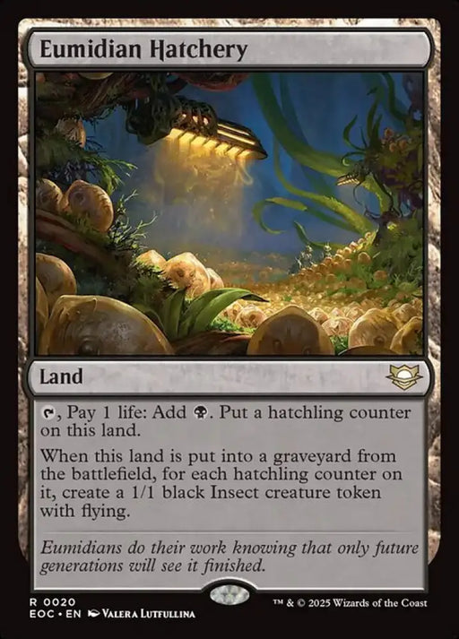 Eumidian Hatchery (20) [Edge of Eternities Commander]
