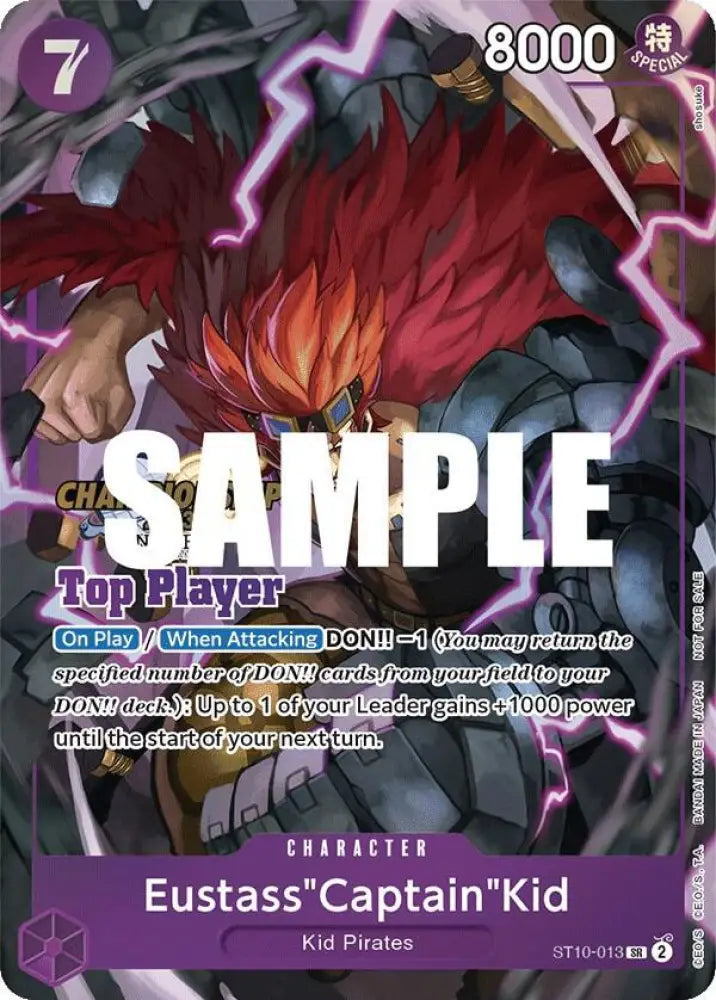 Eustass"Captain"Kid (CS 2023 Top Players Pack) (ST10-013) [One Piece Promotion Cards]