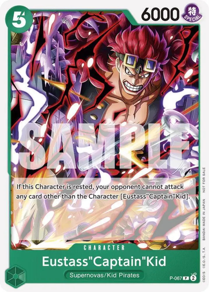 Eustass"Captain"Kid (OP-07 Pre-Release Tournament) (P-067) [One Piece Promotion Cards]