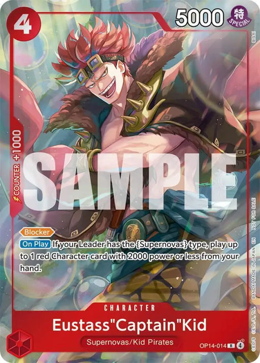 Eustass"Captain"Kid - OP14-014 (Dash Pack) [The Azure Sea's Seven]
