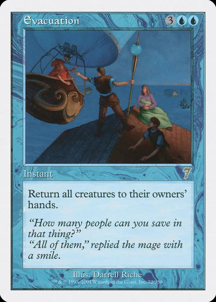 Evacuation [Seventh Edition] - MTG Single