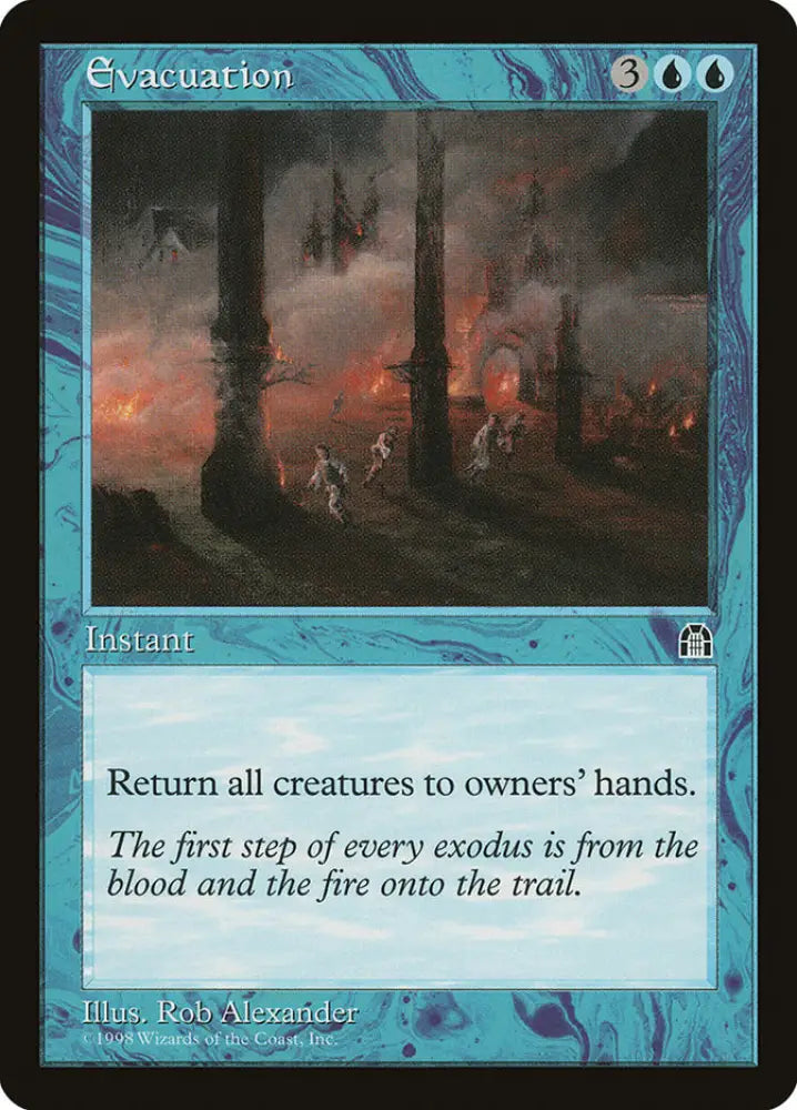 Evacuation [Stronghold] - MTG Single