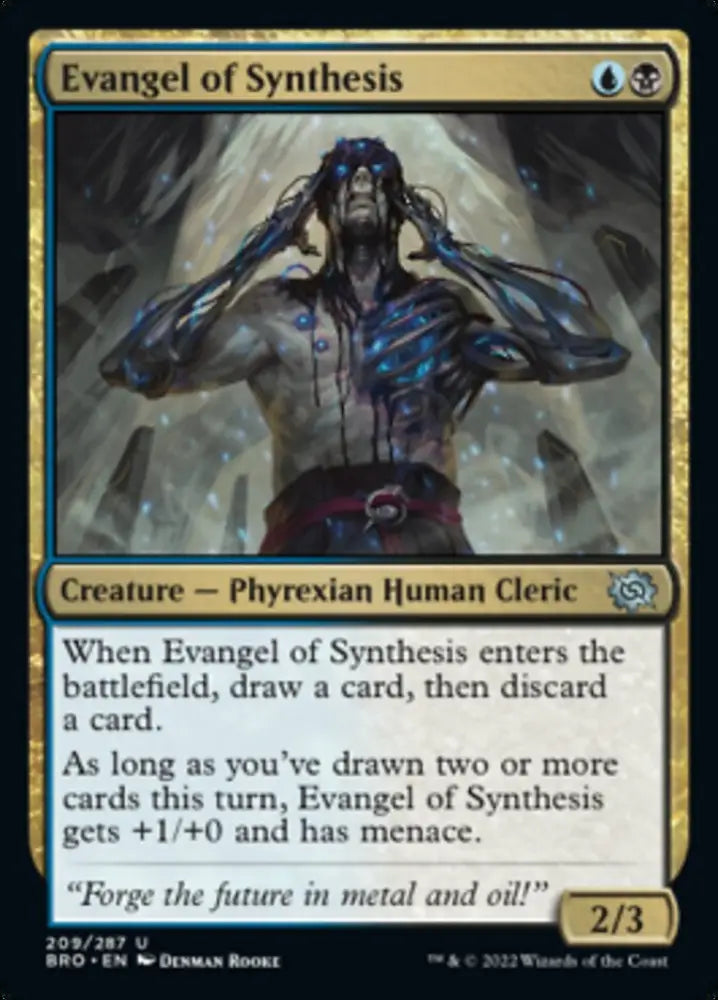 Evangel of Synthesis [The Brothers’ War] - MTG Single