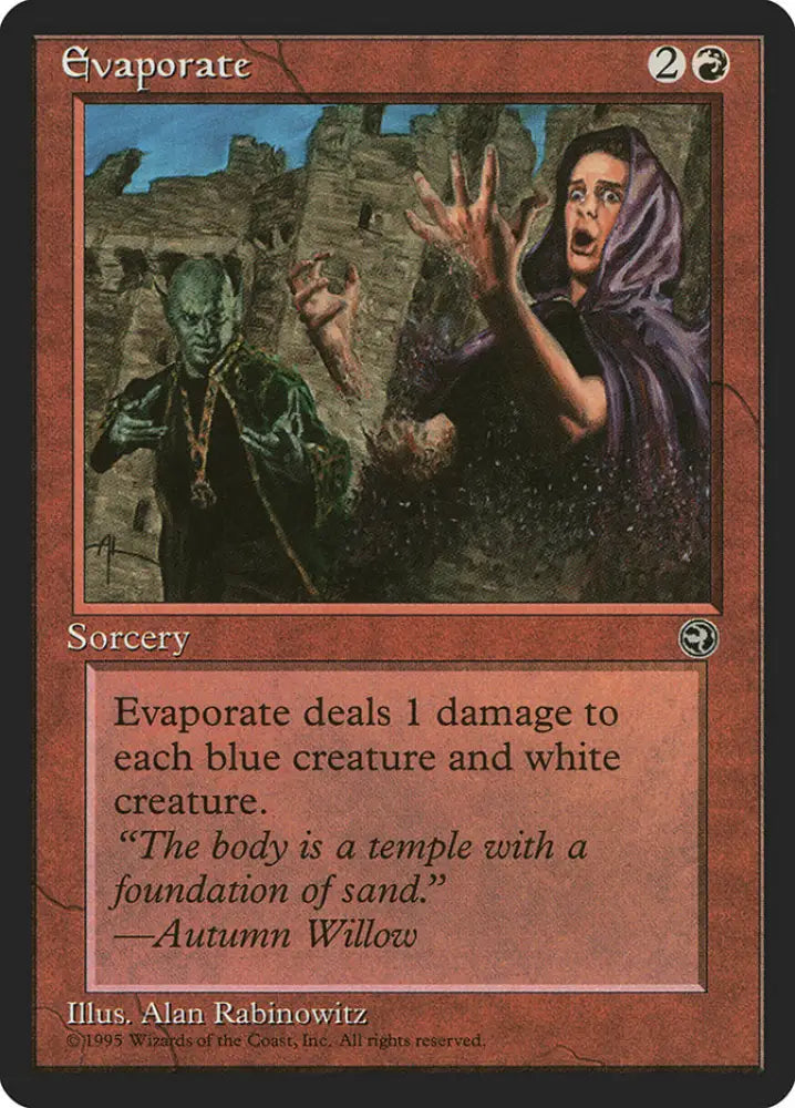 Evaporate [Homelands] - MTG Single