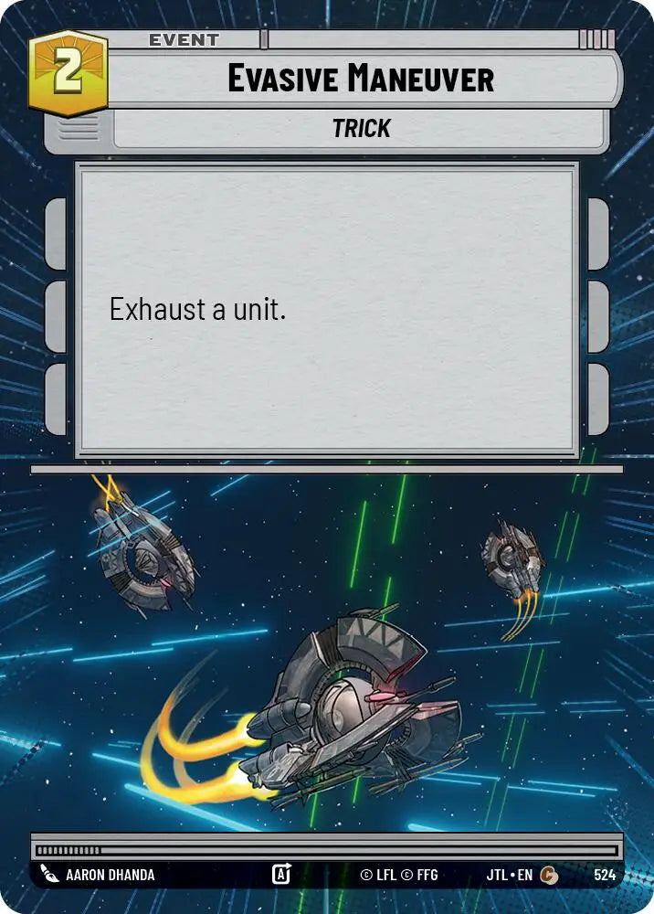 Evasive Maneuver (Hyperspace) (524) [Jump to Lightspeed] - Star Wars: Unlimited Single