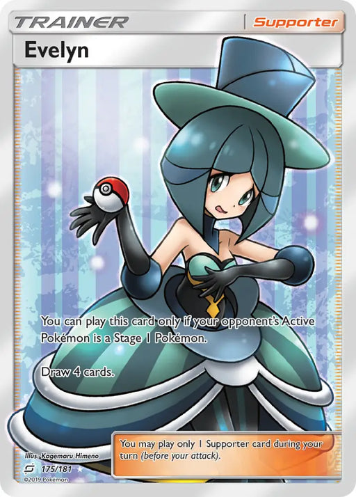 Evelyn (175/181) [Sun & Moon: Team Up] - Pokemon Single
