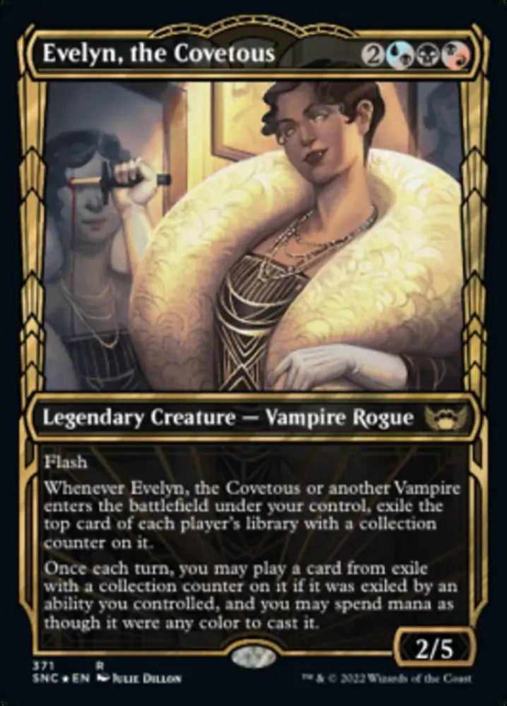 Evelyn the Covetous (Showcase Golden Age Gilded Foil) [Streets of New Capenna] - MTG Single