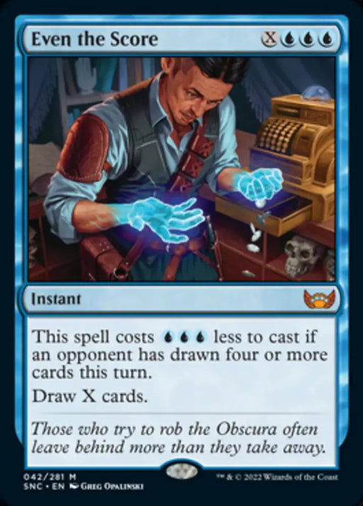 Even the Score [Streets of New Capenna] - MTG Single